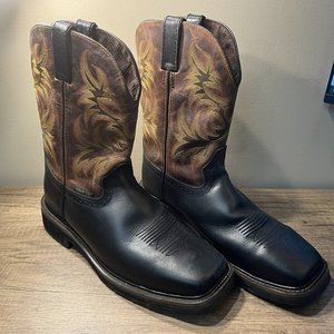 Justin (Size 10EE) Composite-toe Work Boots.